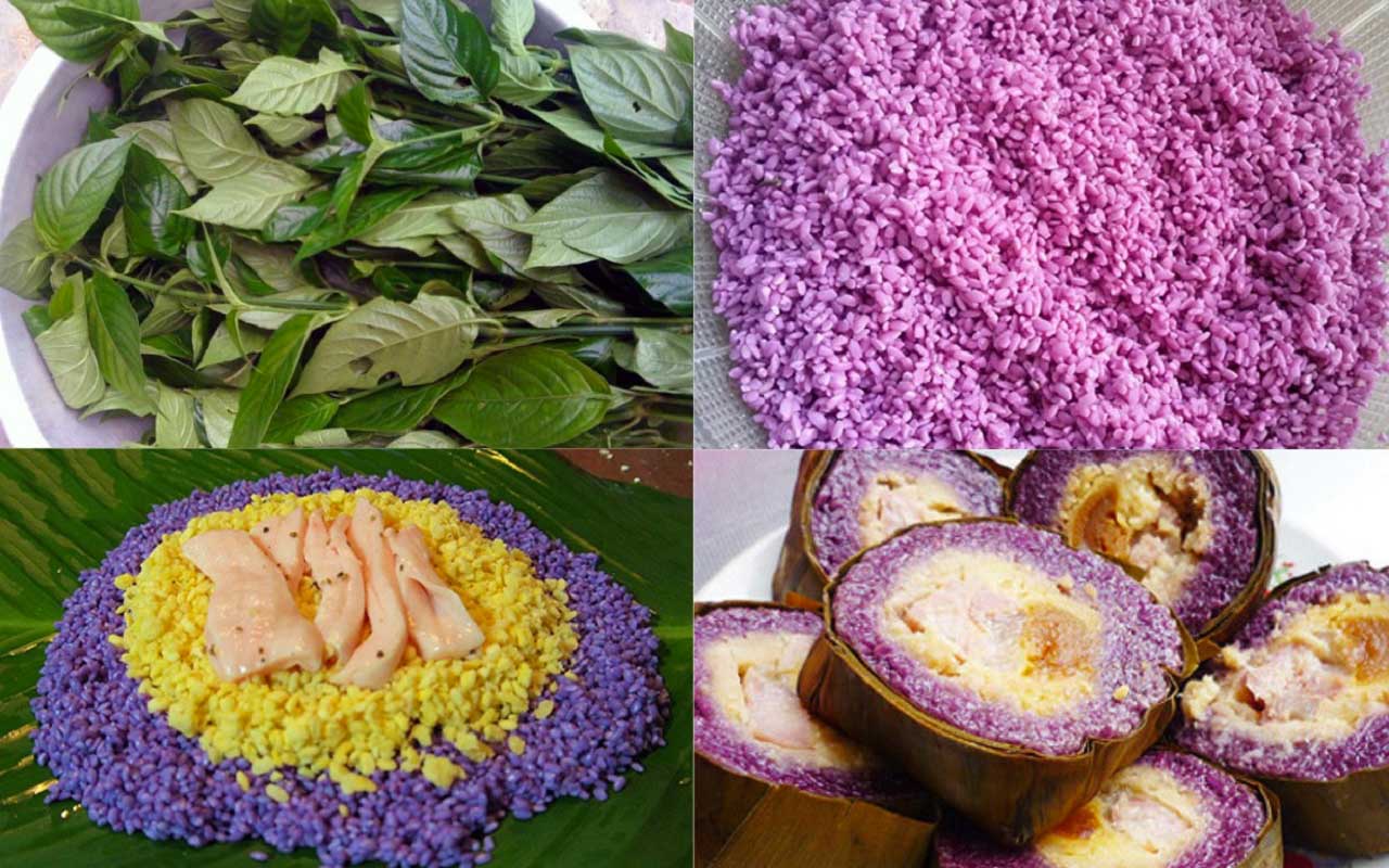 Bánh tét lá cẩm - Đặc sản "trứ danh" nổi tiếng tại Cần Thơ