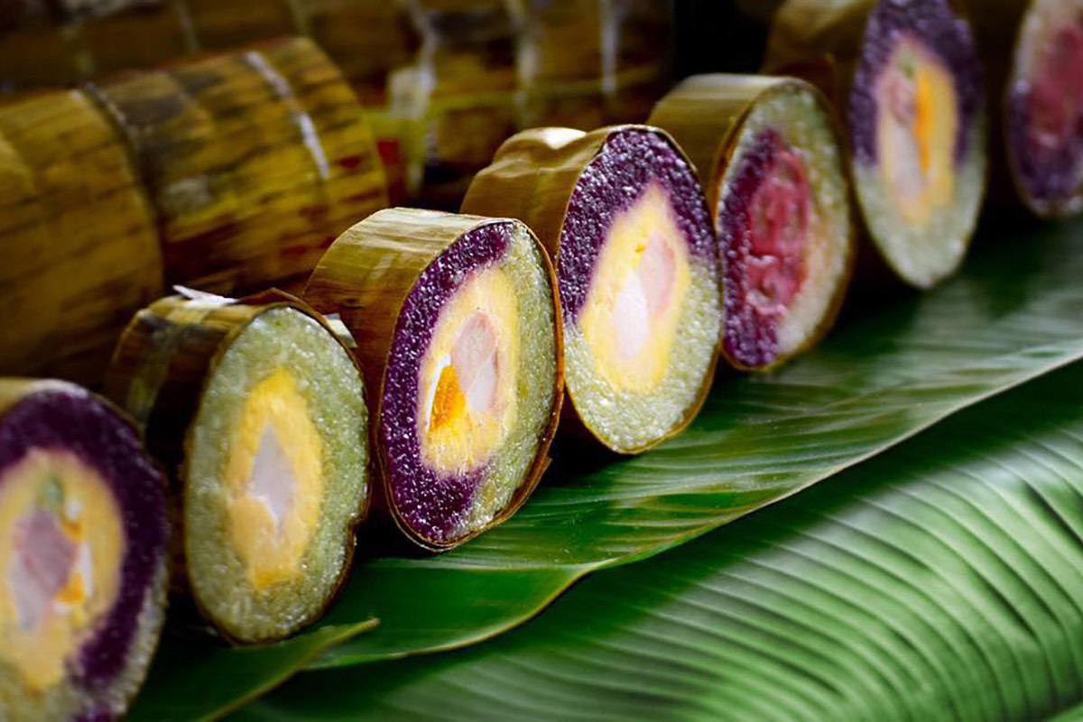 Bánh tét lá cẩm Cần Thơ - Món đặc sản thơm ngon không thể bỏ lỡ