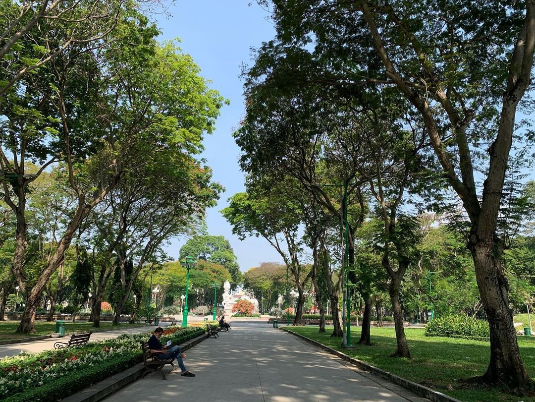 Công viên Lê Văn Tám - mảng xanh hiếm hoi giữa lòng Sài Gòn